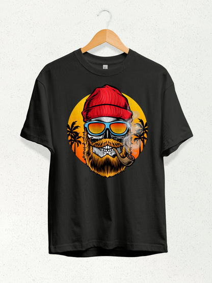 Retro Chill Beard Guy T-Shirt